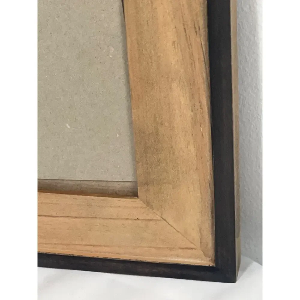 Wooden Gallery Picture Frames with Glass Set of 2 Size 8 x 10/ 4.5 x 6.5 Opening
